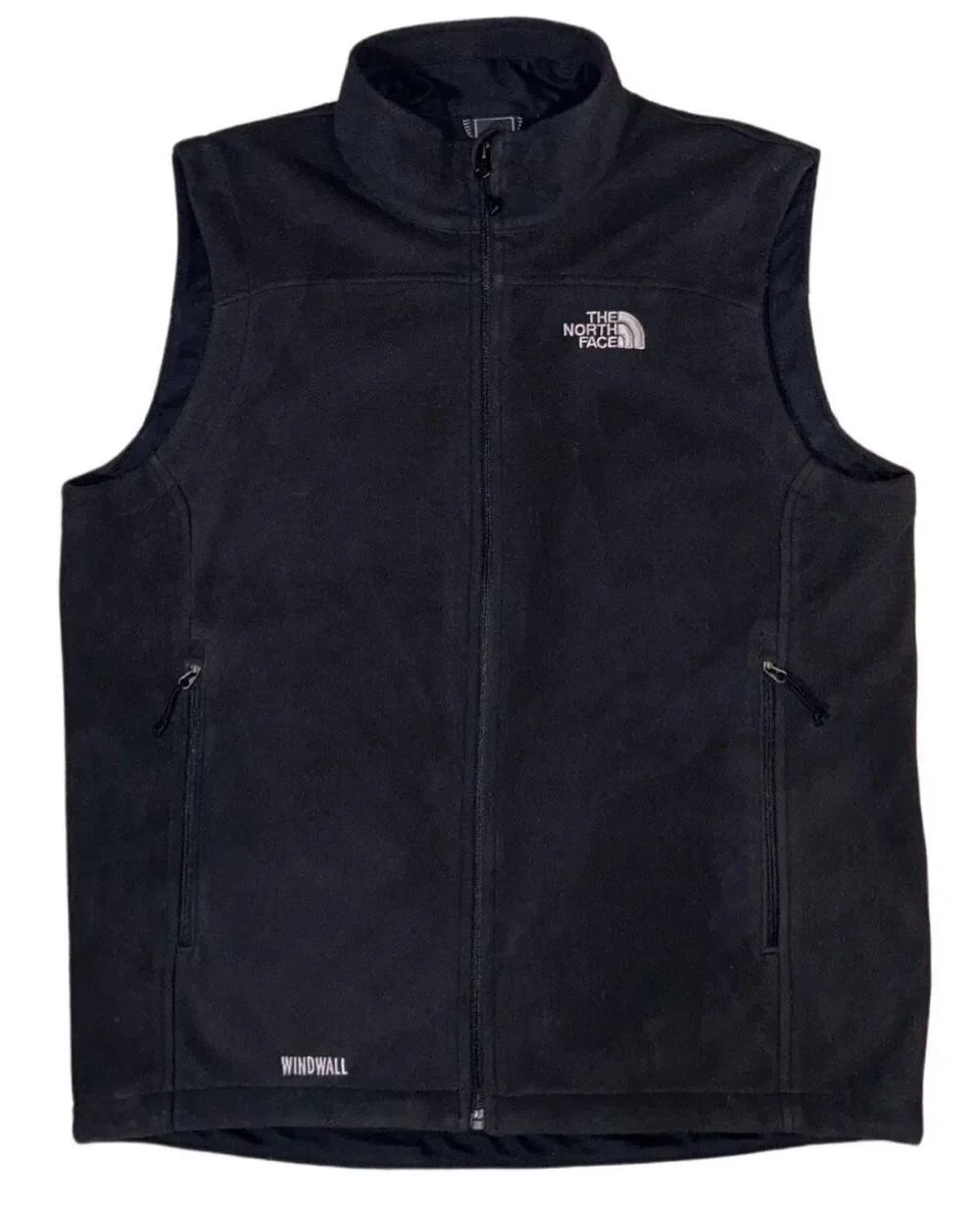 The North Face Windwall Black Fleece Vest Sz XL